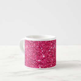 Glamourshock rosaglitter espressomugg