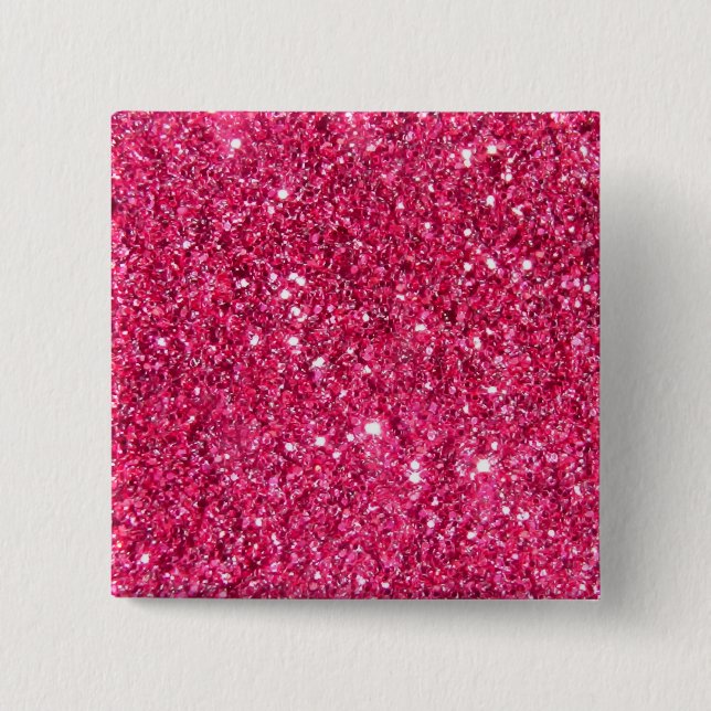 Glamourshock rosaglitter knapp (Framsida)