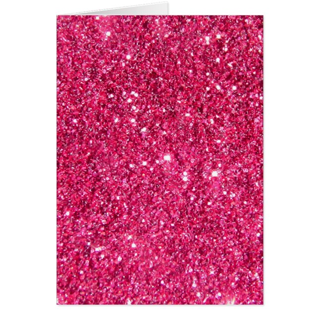 Glamourshock rosaglitter OBS kort (Framsidan)