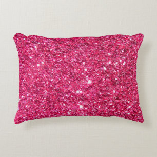 Glamourshock rosaglitter prydnadskudde