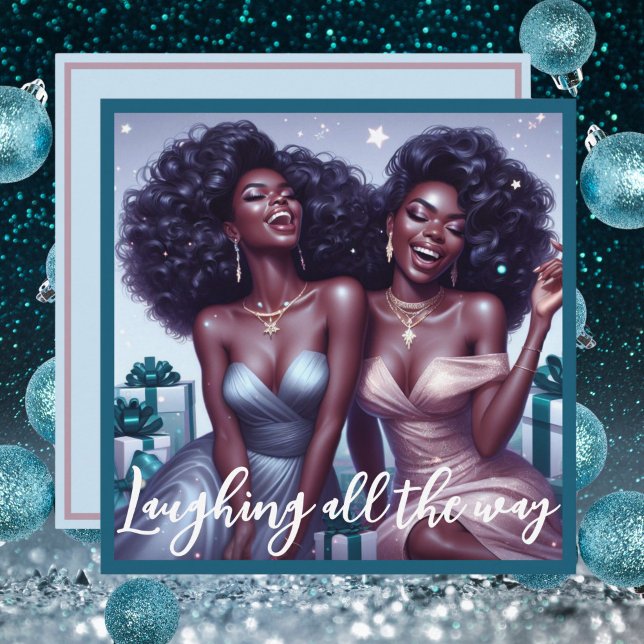 Glamous African American BFFs Diva jul (Skapare uppladdad)