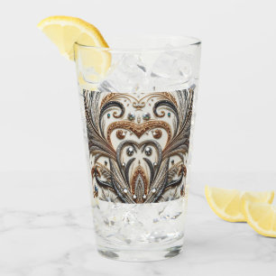 Glamous Baroque Design med Glitter & Gemstones Glaskopp
