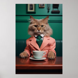 Glamous Bengal Cat Poster