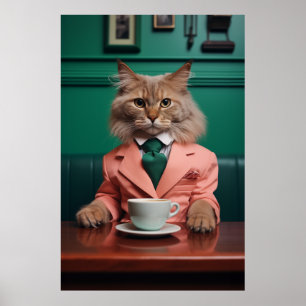 Glamous Bengal Cat Poster