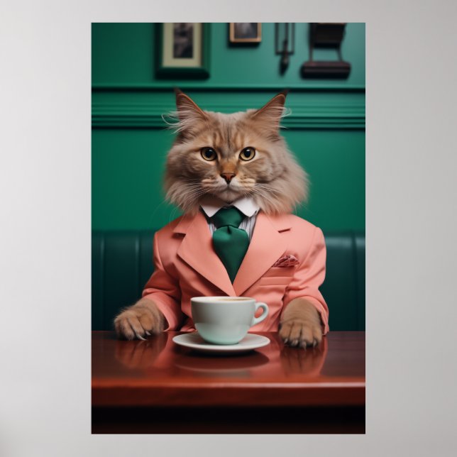Glamous Bengal Cat Poster (Framsidan)