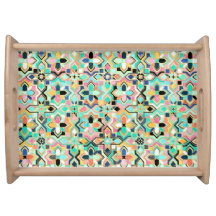 Glamous Gilded Moroccan Tile Mönster