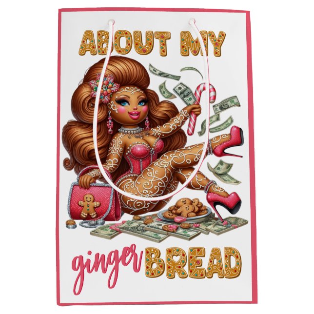 Glamous Gingerbröd Diva Rosa jul (Framsidan)