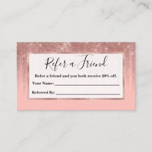 Glamous Glitter Guld Rosa ros-stripe Rabattkort