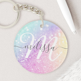 Glamous Glitter Holograph Monogrammed Söt