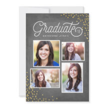 Glamous Grad 4-Photo Collage Studenten