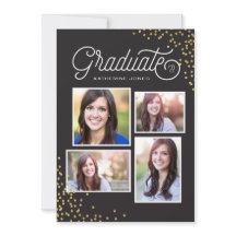 Glamous Grad 4-Photo Collage Studenten