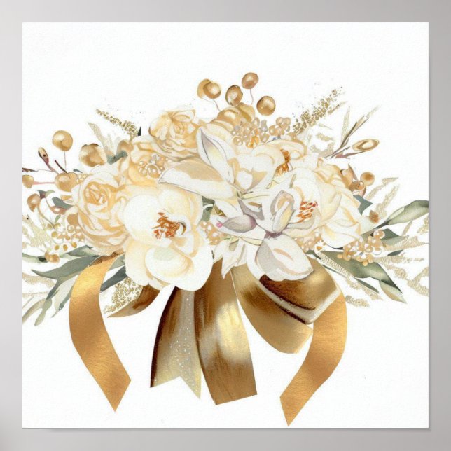 Glamous Guld, Attendants Bouquet (D) Poster (Framsidan)