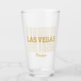 Glamous Guld Las Vegas Bachelorette Party Gift Glaskopp