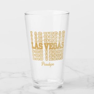 Glamous Guld Las Vegas Bachelorette Party Gift Glaskopp