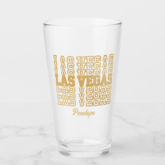 Glamous Guld Las Vegas Bachelorette Party Gift Glaskopp