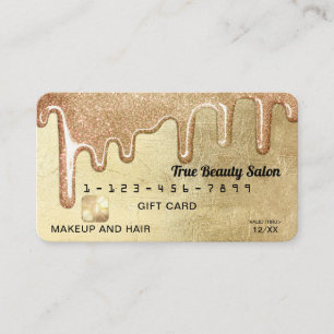 Glamous Guld Thick Glitter Drives Gift Kredit Visitkort