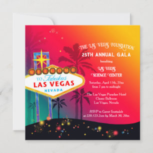 Glamous Las Vegas Årlig välgörenhetsorganisation G Inbjudningar