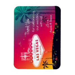 Glamous Las Vegas Bröllop Tack Magnet