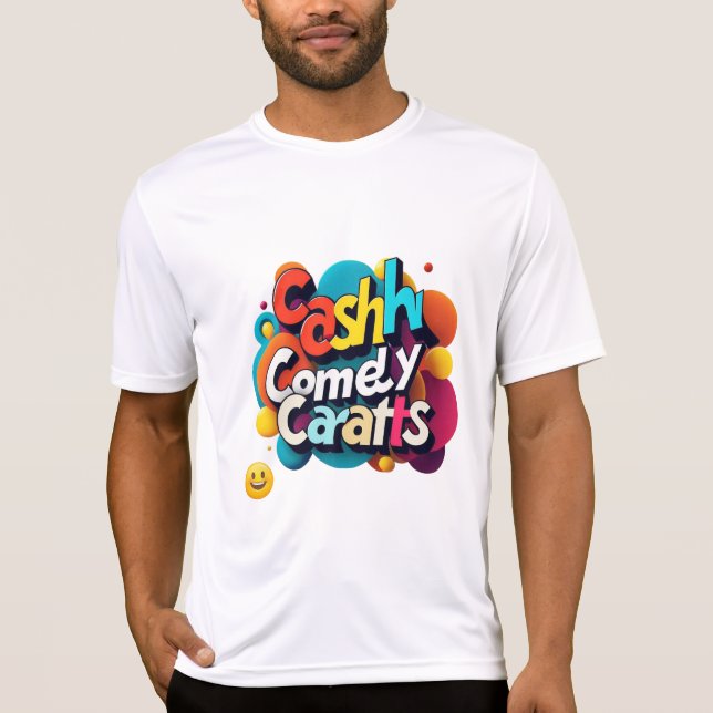 ’Glamous Laughs’ T Shirt (Framsida)