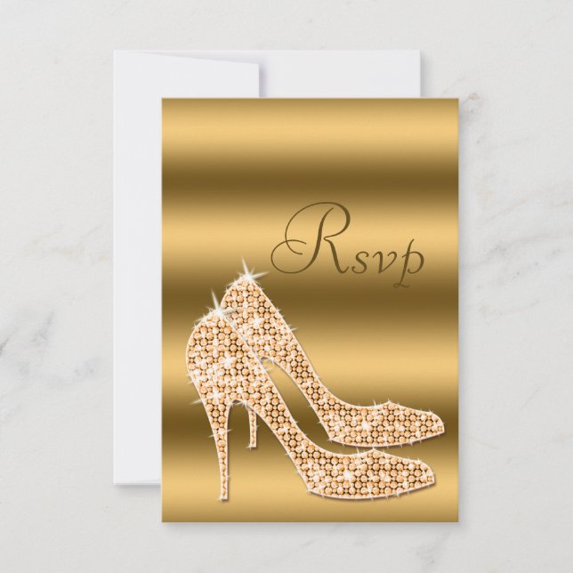 Glamous OSA Guld Stilettos (Framsida)