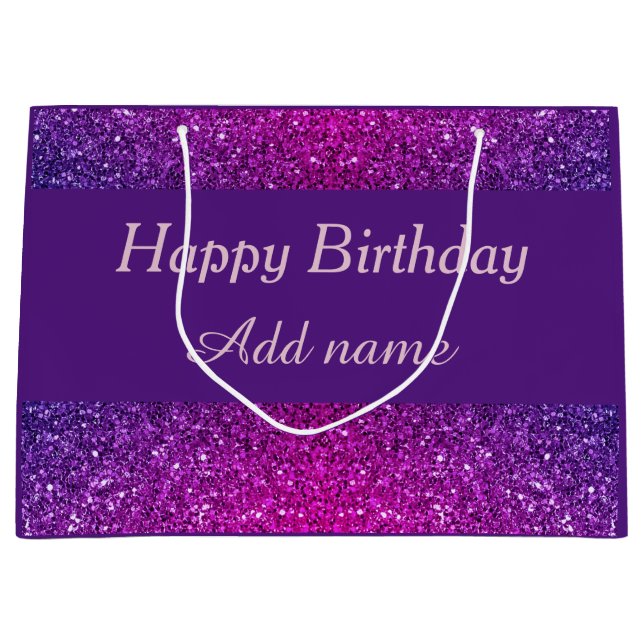 Glamous personlig speciell födelsedagsgåva (Framsidan)