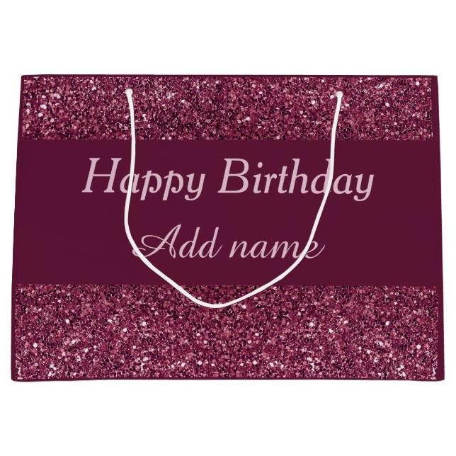 Glamous personlig speciell födelsedagsgåva (Framsidan)