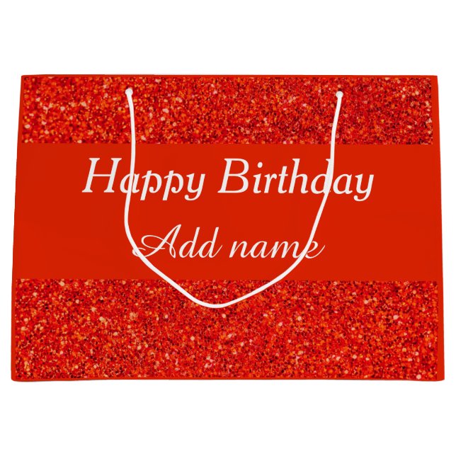 Glamous personlig speciell födelsedagsgåva (Framsidan)