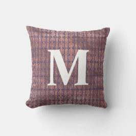 Glamous Ro Gold Foil and Lavender Art Deco Kudde