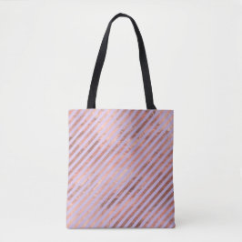 Glamous Ro Gold Foil och Lavender Rand Tygkasse