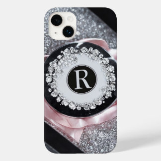 Glamous Silver Glitter iphone case