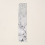 Glamous Silver White Glitter Marble Gradient<br><div class="desc">Den här eleganten och den här perfekten för trendig och snyggt på modet. Den har en faux-tryckt silver glatt glitter-ombre-gradient ovanpå en svart och vit marmorbakgrund mönster. Det är glamoröst, chic, lyxigt, modernt och klassigt. ***VIKTIG DESIGN-ANMÄRKNING: Om du vill ha en begäran från anpassad design, t.ex. matchande produktbegäranden, färg-ändringar, placeringsändringar...</div>