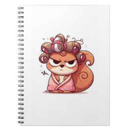 Glamous Squirrel Hair Day Anteckningsbok