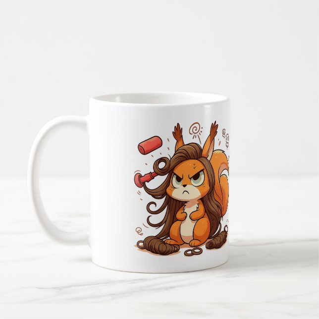 Glamous Squirrel Hair Day Kaffemugg (Vänster)