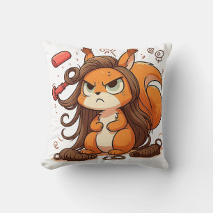 Glamous Squirrel Hair Day Kudde