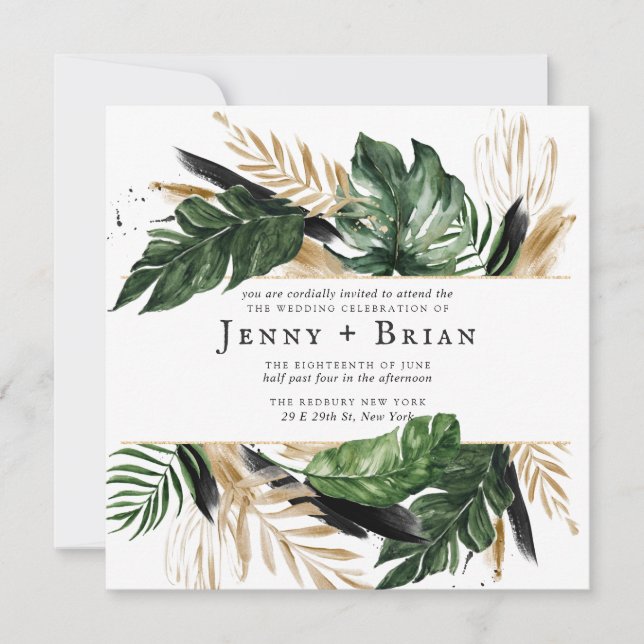 Glamous Summer Greenery | Boho Botanical Bröllop (Framsida)