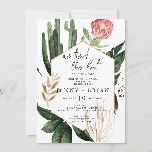 Glamous Summer Greenery | Bröllopmottagning (Framsida)