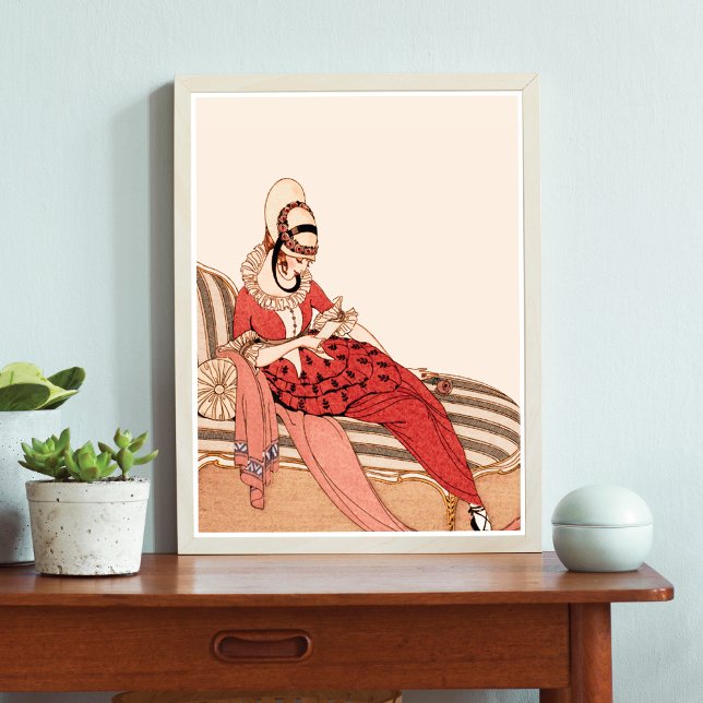 Glamous Vintage Mode Gerda Wegener Poster (Skapare uppladdad)