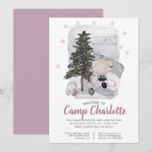 Glamping Camping Födelsedagsfest