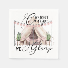 Glamping Camping Pappersservett