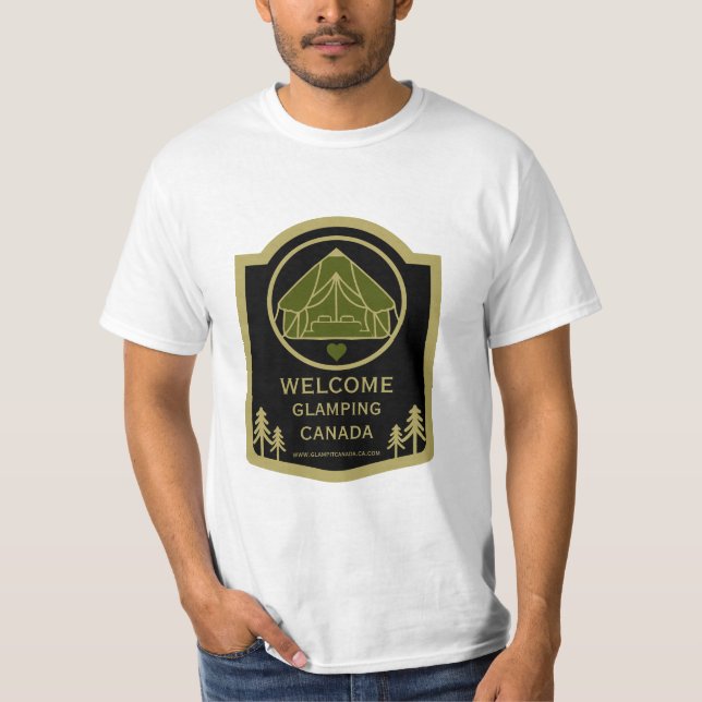 Glamping Canada Business T Shirt (Framsida)