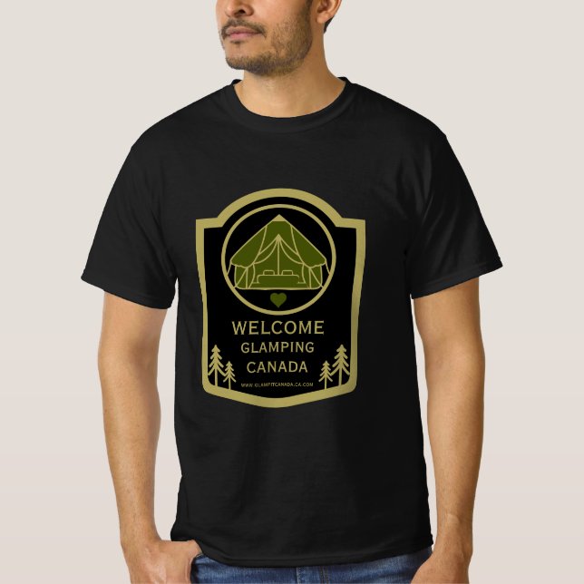 Glamping Canada Business T Shirt (Framsida)