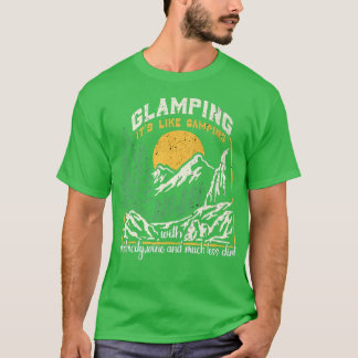 Glamping Definition Glamper är som Camping spark T Shirt