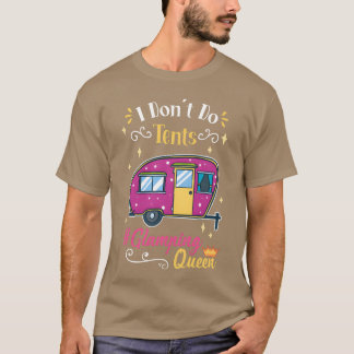 Glamping Drottning Camping Farmor pojke T Shirt