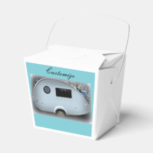 Glamping för zigensk husvagn för Teardrop lyckli Presentaskar