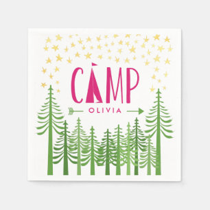 Glamping Party Pappersservett