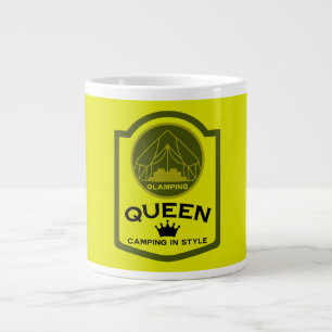 Glamping Queen Camping i Stil Jumbo Mugg