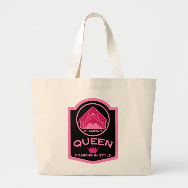 Glamping Queen Camping i Stil Jumbo Tygkasse (Framsidan)