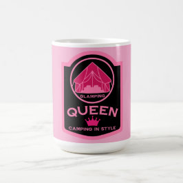 Glamping Queen Camping i Stil Kaffemugg