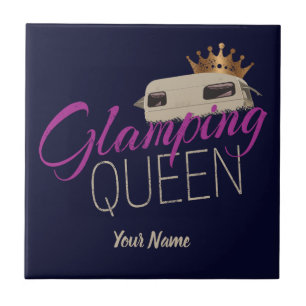 Glamping Queen Camping med vintage caravans Kakelplatta