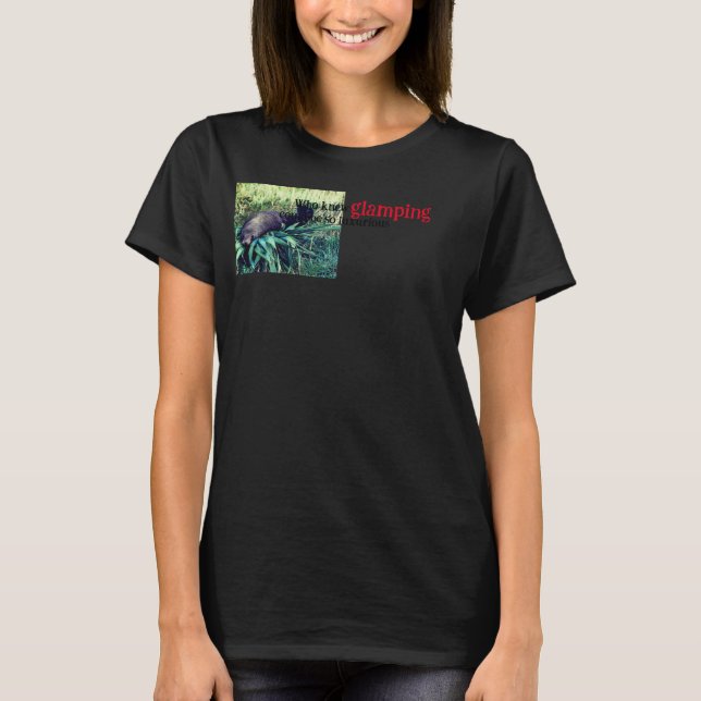 Glamping Sea lejon T Shirt (Framsida)